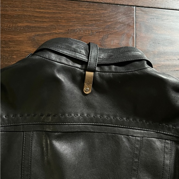 Women’s MACKAGE for Aritzia Black Leather Jacket S - Picture 4 of 9